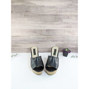 Steven Madden Farrah Black Wedge